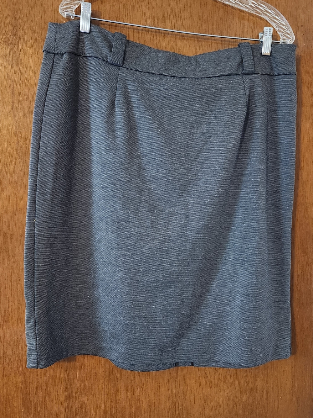 Classic Grey Women's Pencil Skirt
